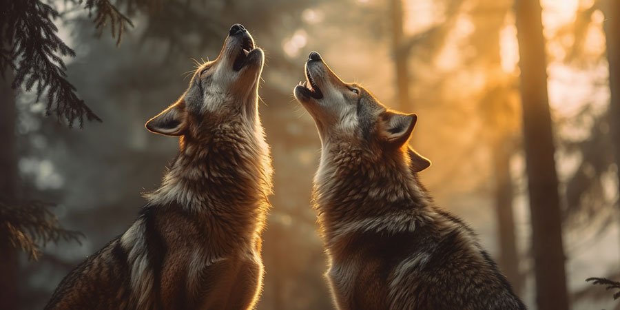 Wolves howling