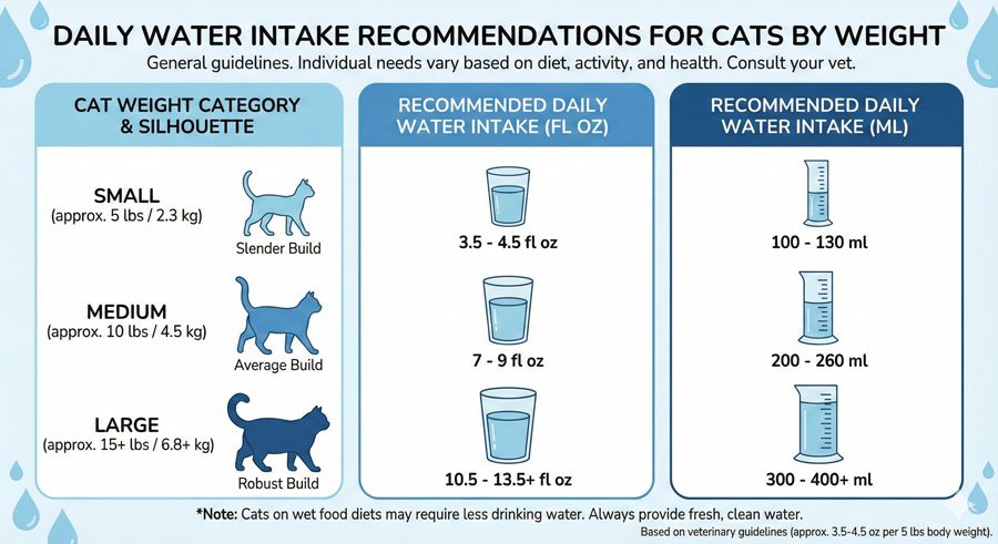 Calculating Cat Water Requirements
