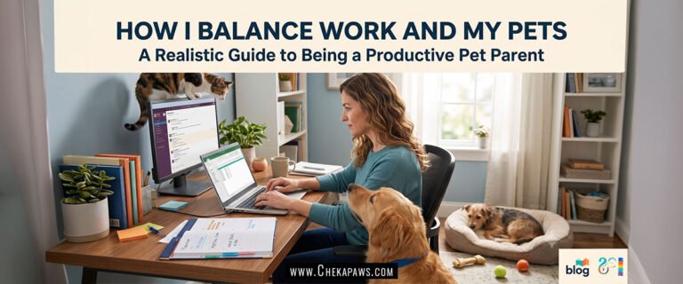 How I Balance Work and My Pets: A Realistic Guide to Being a Productive Pet Parent