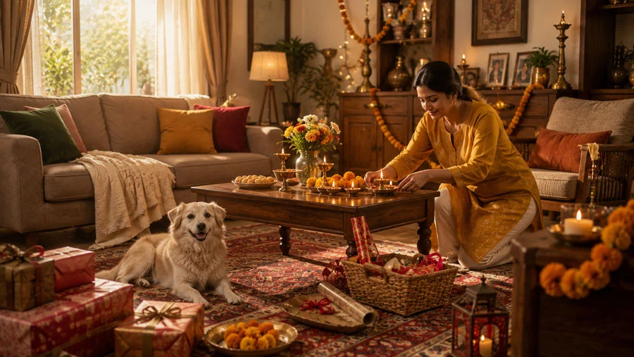 Designing a Dog-Safe Celebration Space Before Guests Arrive