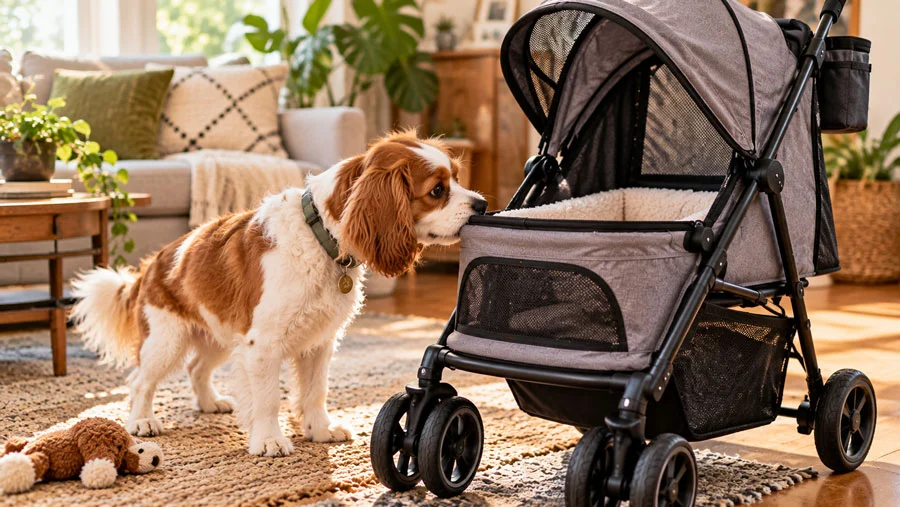 Introducing Your Dog to a Stroller