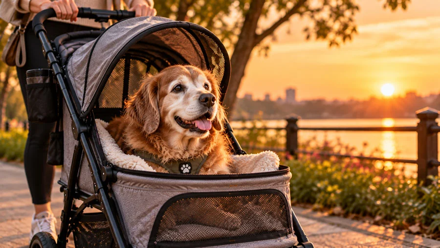 Who Really Needs a Dog Stroller?